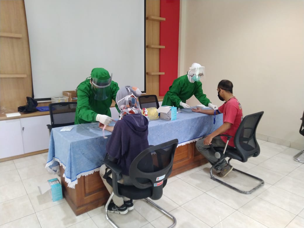 Pelaksanaan Rapid Test Calon PPDP Kota Semarang